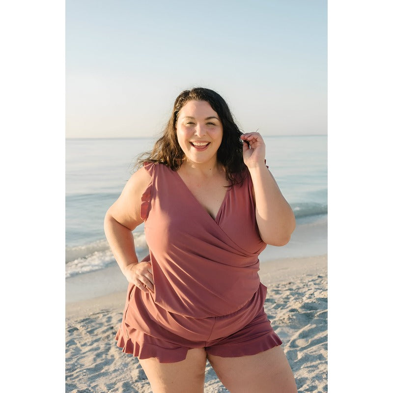 Anouk™ | Peldkostīms ar volāniem un iebūvētu krūšturi